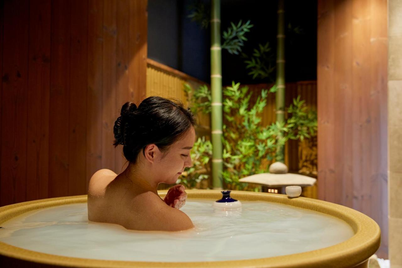Villa 古今 天下茶屋 With A Private Parking Lot And A Half Open-Air Bath And Direct To Kix Ōsaka Exterior foto